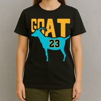 GOAT 23 Air Retro Aqua 5s Matching T-Shirt
