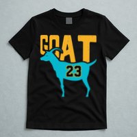 GOAT 23 Air Retro Aqua 5s Matching T-Shirt