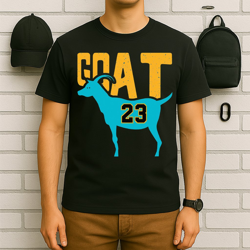 GOAT 23 Air Retro Aqua 5s Matching T-Shirt