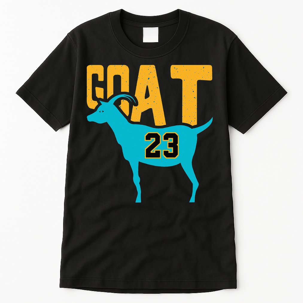 GOAT 23 Air Retro Aqua 5s Matching Tall T-Shirt