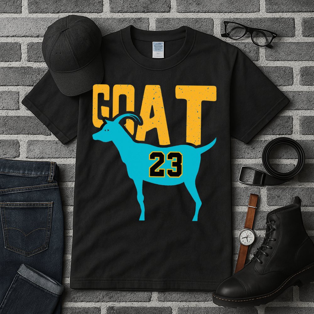 GOAT 23 Air Retro Aqua 5s Matching Tall T-Shirt