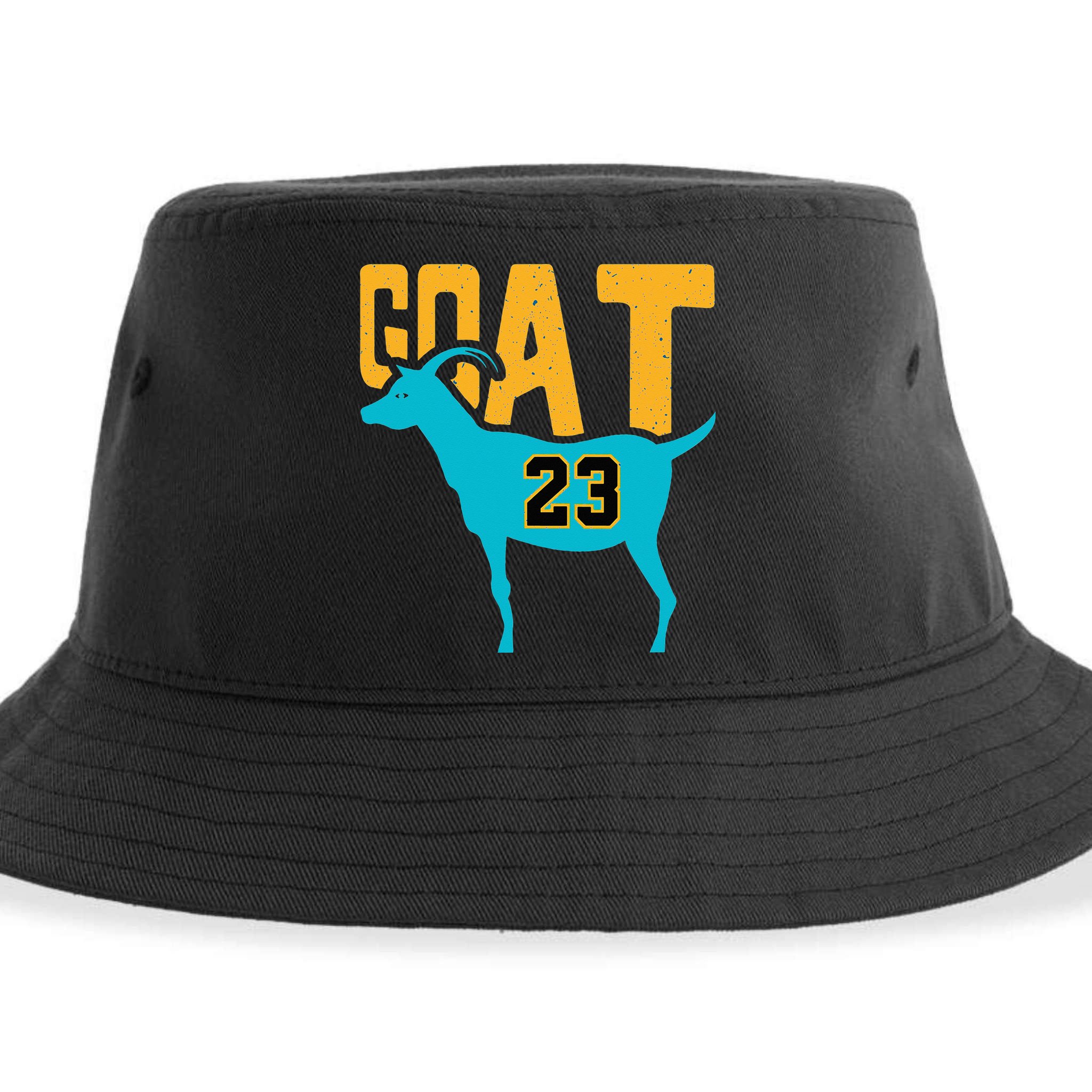 GOAT 23 Air Retro Aqua 5s Matching Sustainable Bucket Hat
