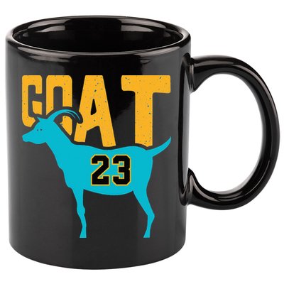 GOAT 23 Air Retro Aqua 5s Matching 11oz C Handle Ceramic Mug
