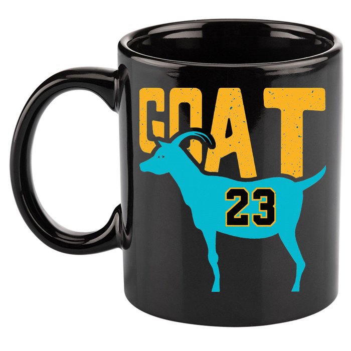 GOAT 23 Air Retro Aqua 5s Matching 11oz C Handle Ceramic Mug