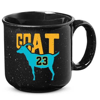 GOAT 23 Air Retro Aqua 5s Matching 15oz Campfire Ceramic Mug