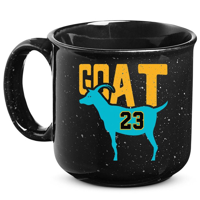 GOAT 23 Air Retro Aqua 5s Matching 15oz Campfire Ceramic Mug