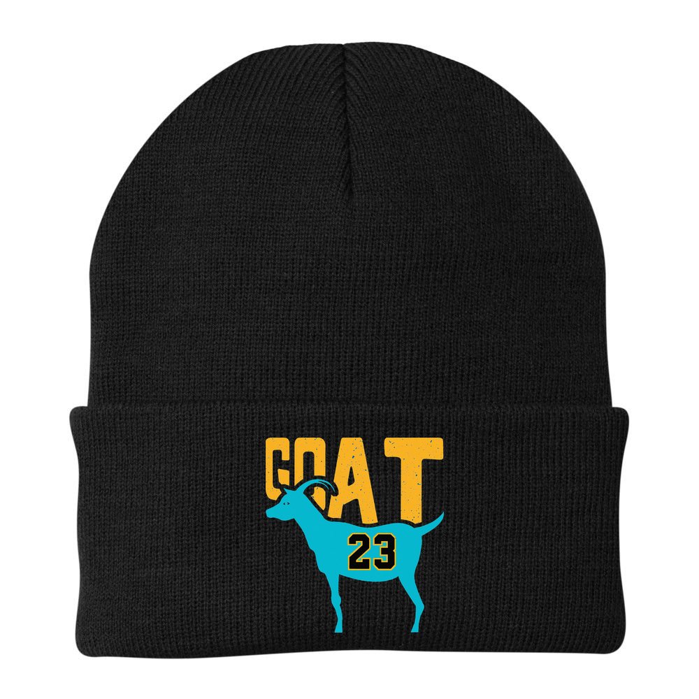GOAT 23 Air Retro Aqua 5s Matching Beanie