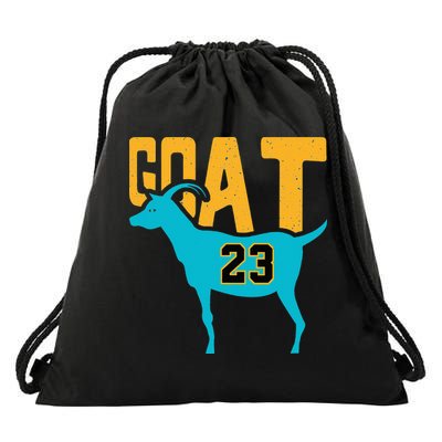 GOAT 23 Air Retro Aqua 5s Matching Drawstring Bag