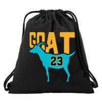 GOAT 23 Air Retro Aqua 5s Matching Drawstring Bag