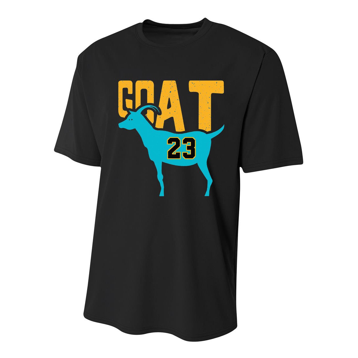 GOAT 23 Air Retro Aqua 5s Matching Youth Performance Sprint T-Shirt