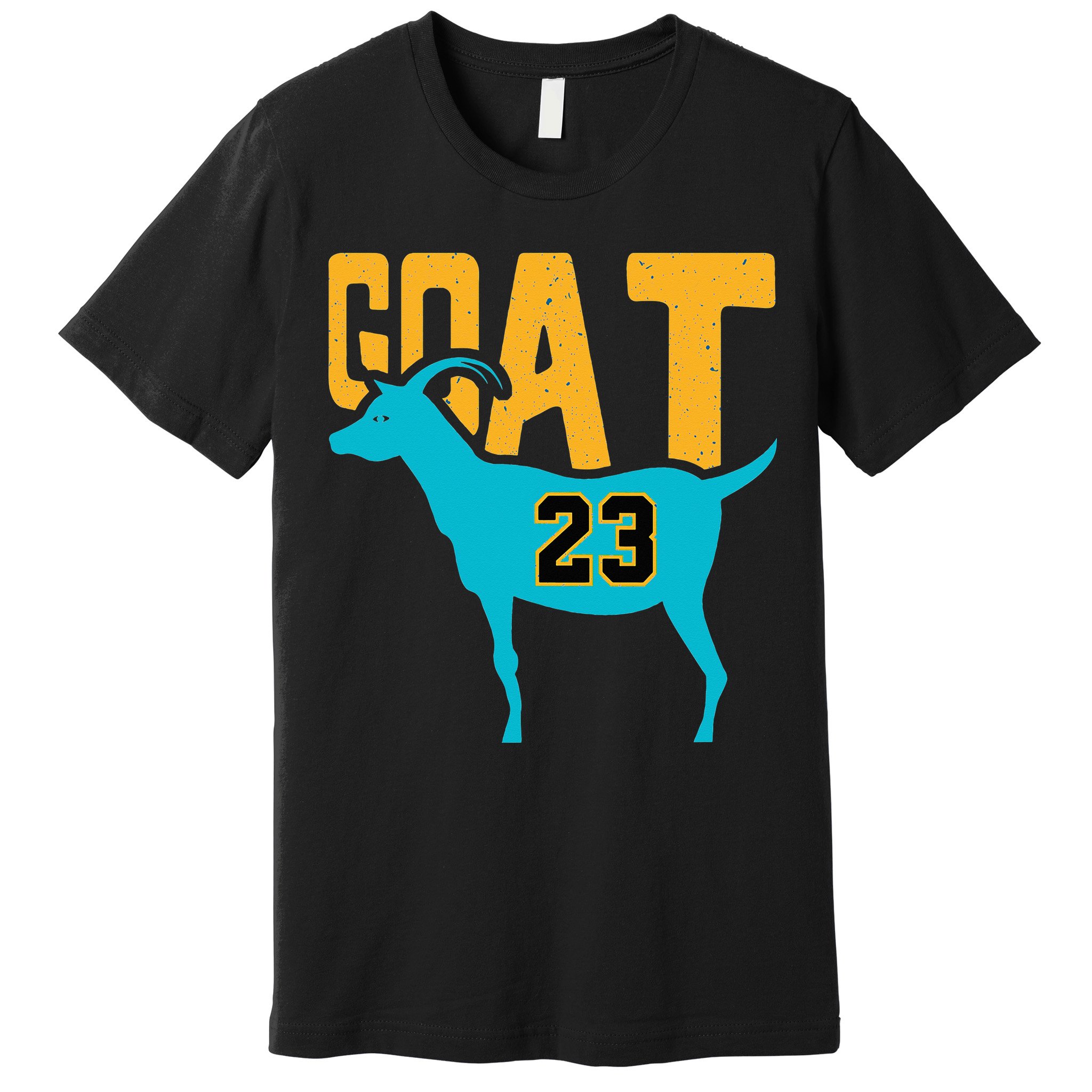 GOAT 23 Air Retro Aqua 5s Matching Premium T-Shirt