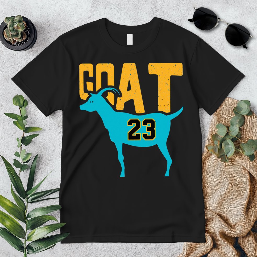GOAT 23 Air Retro Aqua 5s Matching Premium T-Shirt