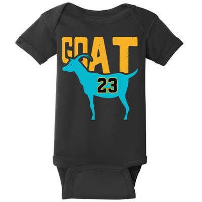 GOAT 23 Air Retro Aqua 5s Matching Baby Bodysuit