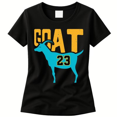 GOAT 23 Air Retro Aqua 5s Matching Womens T-Shirt