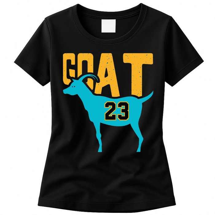 GOAT 23 Air Retro Aqua 5s Matching Womens T-Shirt