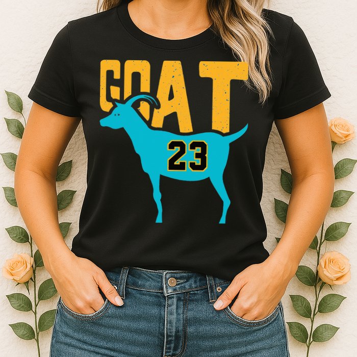 GOAT 23 Air Retro Aqua 5s Matching Womens T-Shirt