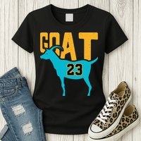 GOAT 23 Air Retro Aqua 5s Matching Womens T-Shirt