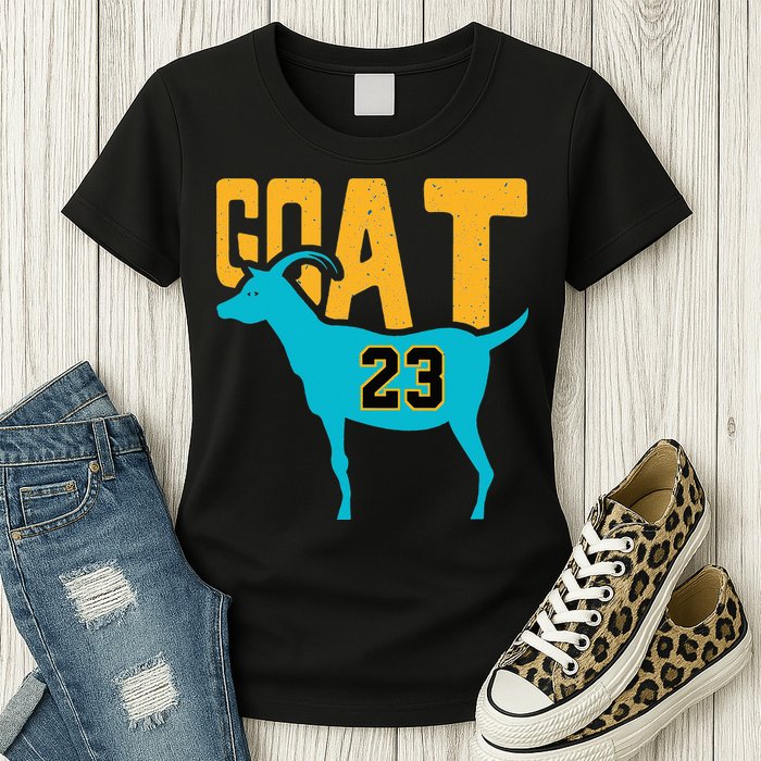 GOAT 23 Air Retro Aqua 5s Matching Womens T-Shirt