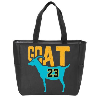 GOAT 23 Air Retro Aqua 5s Matching Zip Tote Bag