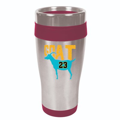 GOAT 23 Air Retro Aqua 5s Matching 16oz Travel Tumbler