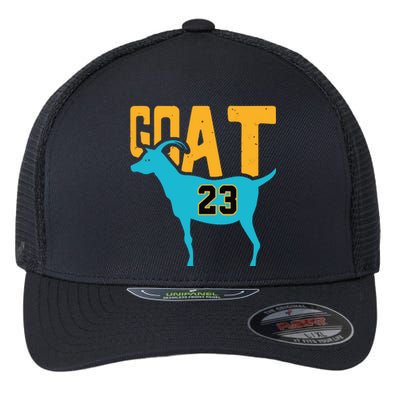 Goat 23 Air Retro Aqua 5s Matching Flexfit Unipanel Trucker Cap