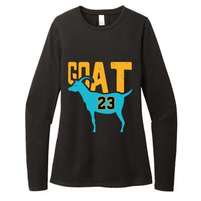 Goat 23 Air Retro Aqua 5s Matching Womens CVC Long Sleeve Shirt