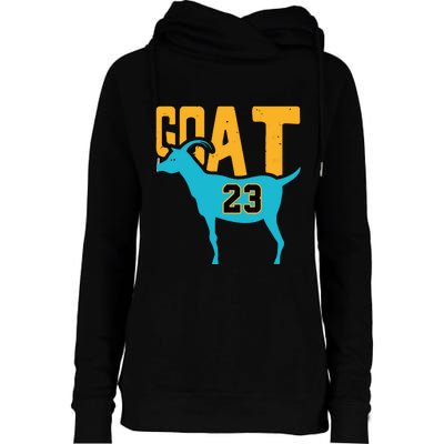 Goat 23 Air Retro Aqua 5s Matching Womens Funnel Neck Pullover Hood