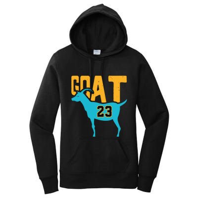 Goat 23 Air Retro Aqua 5s Matching Women's Pullover Hoodie