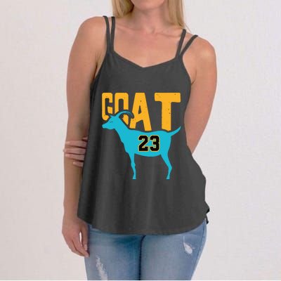 Goat 23 Air Retro Aqua 5s Matching Women's Strappy Tank