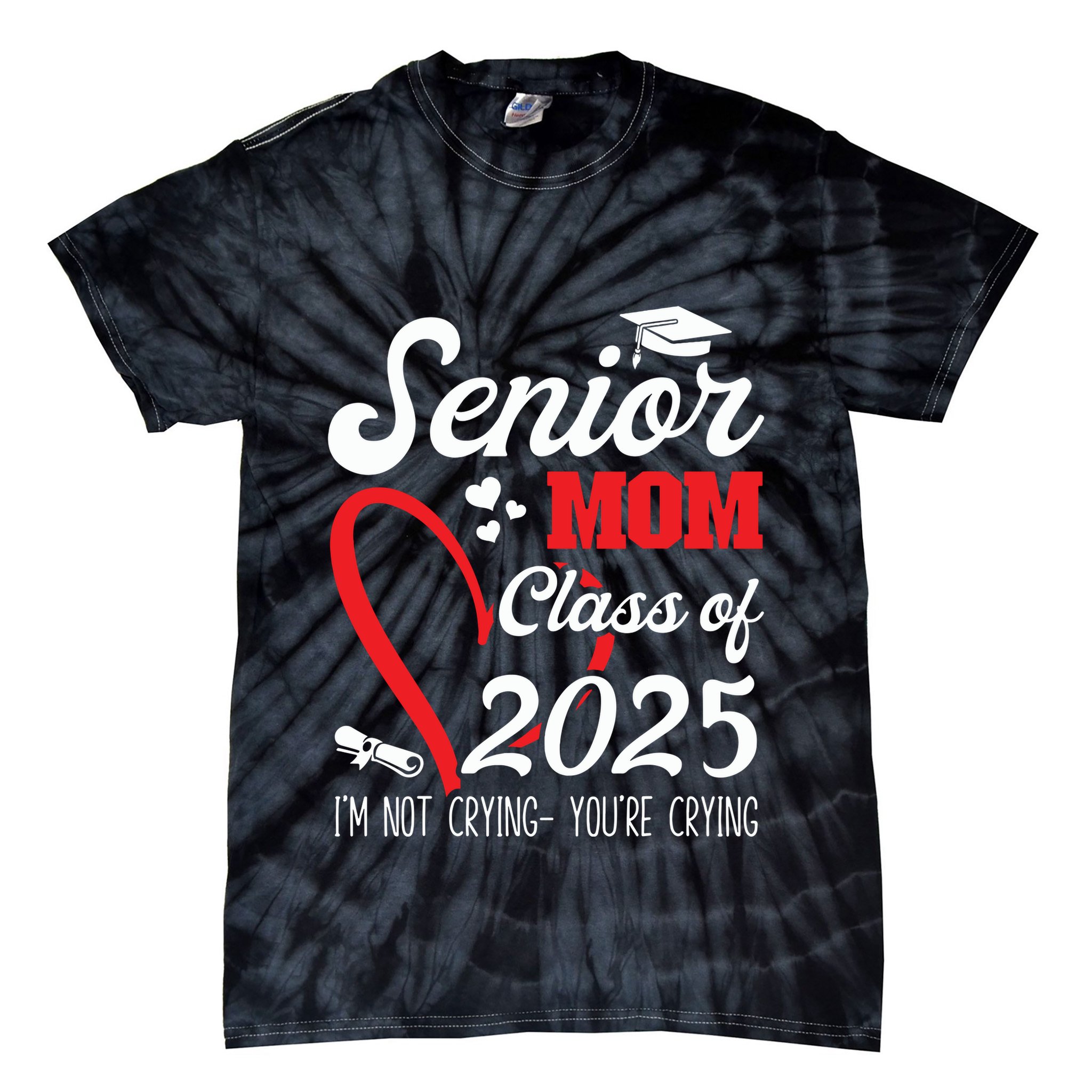 Graduation 2025 Back To School Tie-Dye T-Shirt
