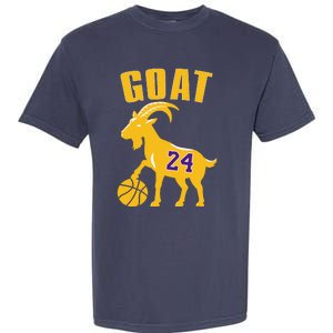 Goat 24 Cute Funny Basketball Garment-Dyed Heavyweight T-Shirt