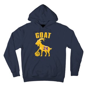 Goat 24 Cute Funny Basketball Hoodie