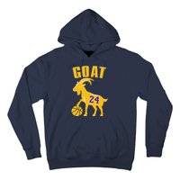 Goat 24 Cute Funny Basketball Hoodie