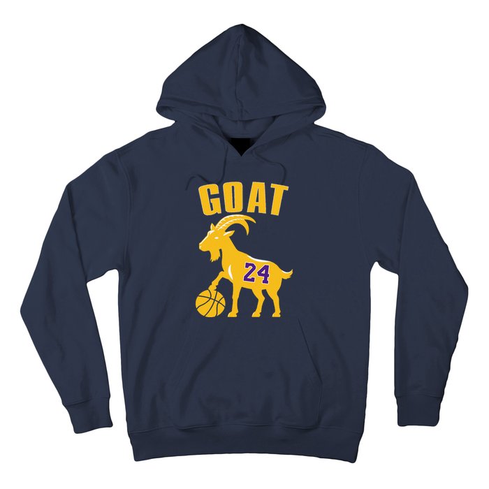 Goat 24 Cute Funny Basketball Hoodie