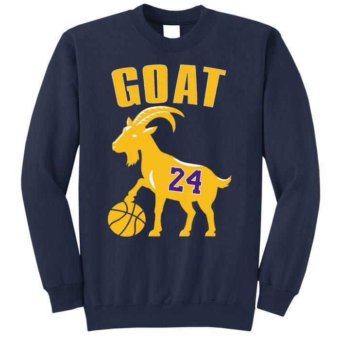 Goat 24 Cute Funny Basketball Sweatshirt