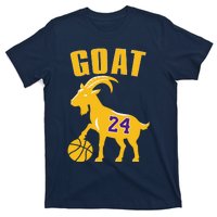 Goat 24 Cute Funny Basketball T-Shirt