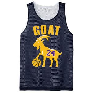 Goat 24 Cute Funny Basketball Mesh Reversible Basketball Jersey Tank