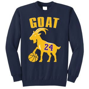 Goat 24 Cute Funny Basketball Tall Sweatshirt