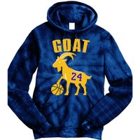 Goat 24 Cute Funny Basketball Tie Dye Hoodie