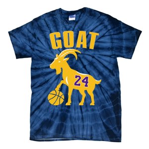 Goat 24 Cute Funny Basketball Tie-Dye T-Shirt