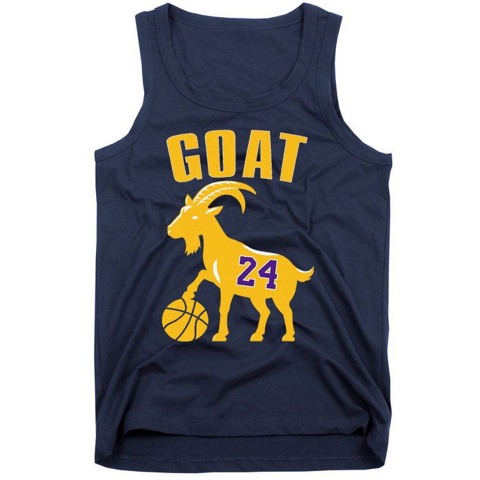 Goat 24 Cute Funny Basketball Tank Top