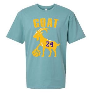 Goat 24 Cute Funny Basketball Sueded Cloud Jersey T-Shirt