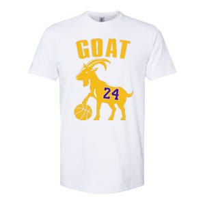 Goat 24 Cute Funny Basketball Softstyle CVC T-Shirt