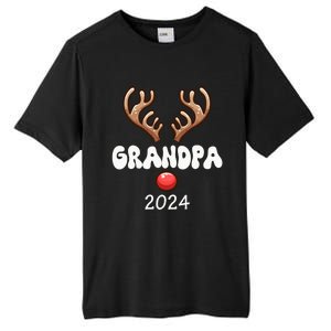 Grandpa 2024 Christmas Reindeer Proud Family Costume Parties Gift Tall Fusion ChromaSoft Performance T-Shirt