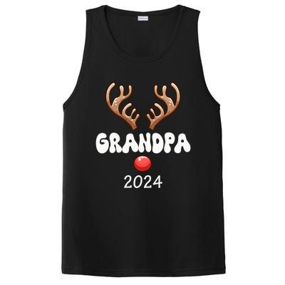 Grandpa 2024 Christmas Reindeer Proud Family Costume Parties Gift PosiCharge Competitor Tank