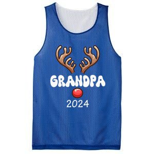 Grandpa 2024 Christmas Reindeer Proud Family Costume Parties Gift Mesh Reversible Basketball Jersey Tank