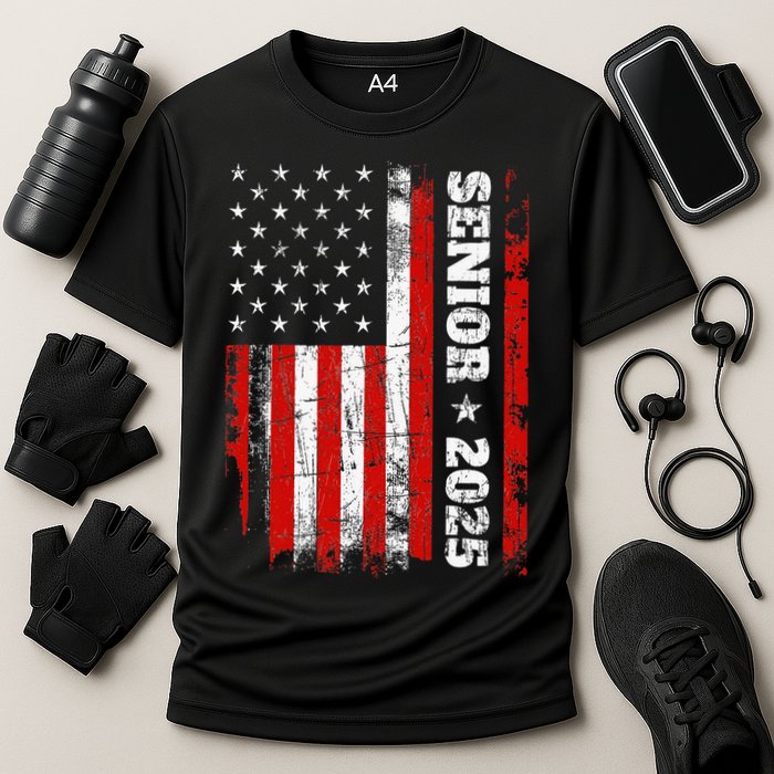 Graduation 2025 Design With Us Flag Senior Class 2025 Cooling Performance Crew T-Shirt
