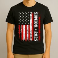 Graduation 2025 Design With Us Flag Senior Class 2025 T-Shirt