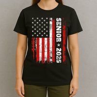 Graduation 2025 Design With Us Flag Senior Class 2025 T-Shirt