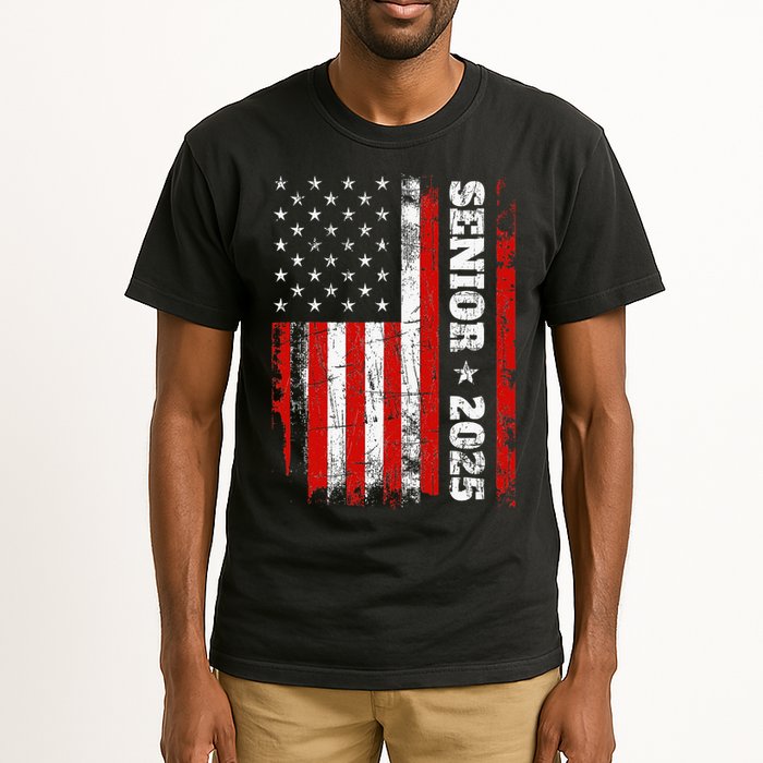 Graduation 2025 Design With Us Flag Senior Class 2025 Tall T-Shirt